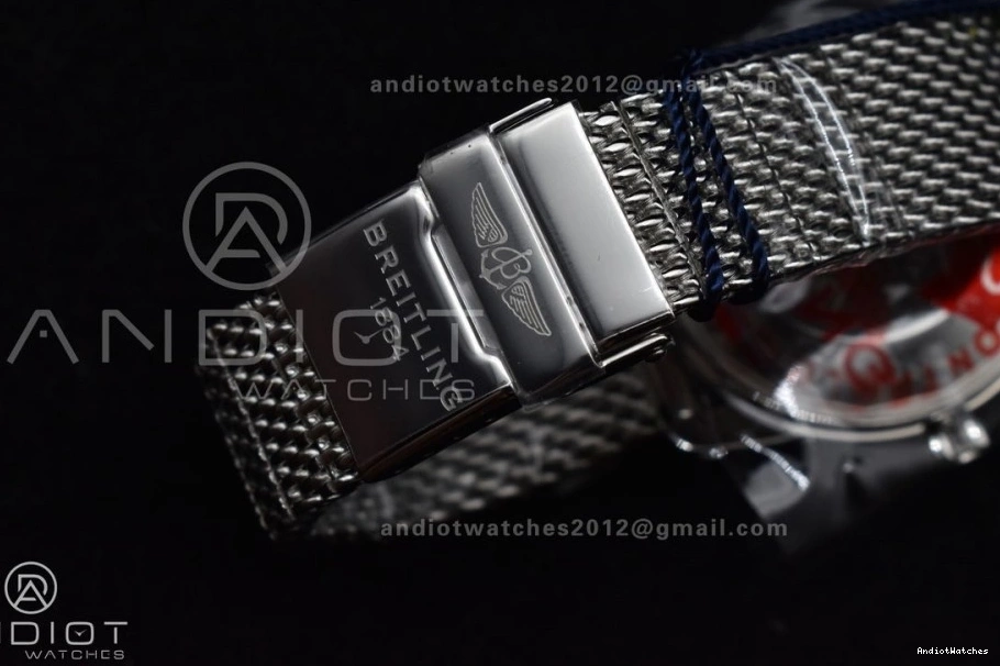 Bezel 1172 Dial Bracelet 42mm RG SS and on II WaterResistant Blue Ceramic BLSF Bezel Mesh Blue A SuperOcean Heritage 0510
